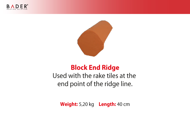 Bader | Auxiliary Tiles | Block End Ridge
